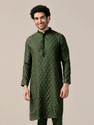 Kisah Woven Design Silk Blend Straight Kurta