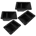 Kisangel 4 Pack Black Plastic Speaker Replacement Handles for Transport