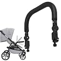Kisangel Baby Stroller Bumper Bar Replacement Adjustable PU Leather