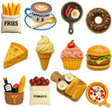 Kishu Craft Cute Food Fridge Magnets Strong