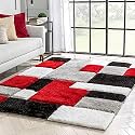 Soft Fluffy Shag Area Rugs for Living