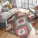 Soft Fluffy Shag Area Rectangular Rugs For