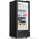 Kismile 6 Cu.Ft Commercial Refrigerator, Beverage Refrigerator with Wheels