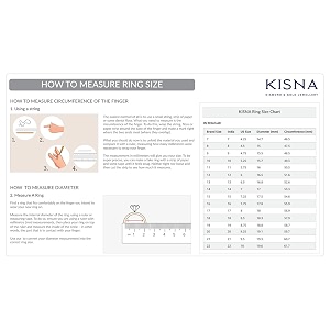 KISNA 14k 18k Real Gold