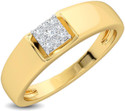 KISNA Diamond & Gold Ring for Men 18kt Diamond Yellow Gold ring