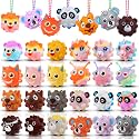 KissFree 24 PACK Animal Pop Balls Party Favors for Kids, 3D Pop Fidget Balls Toys Bulk, Gifts for Boys & Girls, Goodie Bag Stuffers, Pinata Stuffers, Treasure Box Toys, Prizes for Kids