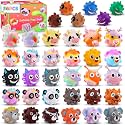 KissFree 36 PACK Animal Pop Balls Party Favors for Kids, 3D Pop Fidget Balls Toys Bulk, Gifts for Boys & Girls, Goodie Bag Stuffers, Pinata Stuffers, Treasure Box Toys, Prizes for Kids