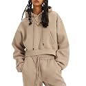Kissonic Women's Fleece Jogger Sets 2 Pieces Sweatsuits Outfits Lounge Set