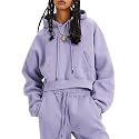 Kissonic Women's Fleece Jogger Sets 2 Pieces Sweatsuits Outfits Lounge Set