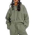 Kissonic Women's Fleece Jogger Sets 2 Pieces Sweatsuits Outfits Lounge Set