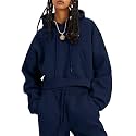 Kissonic Women's Fleece Jogger Sets 2 Pieces Sweatsuits Outfits Lounge Set