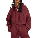 Kissonic Women's Fleece Jogger Sets 2 Pieces Sweatsuits Outfits Lounge Set