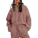 Kissonic Women's Fleece Jogger Sets 2 Pieces Sweatsuits Outfits Lounge Set