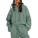 Kissonic Women's Fleece Jogger Sets 2 Pieces Sweatsuits Outfits Lounge Set