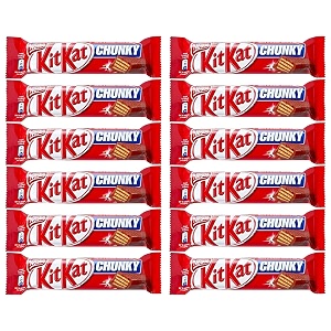 kit kat chunky milk chocolate - 12 pack 12 x 40 g