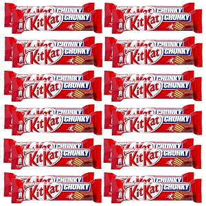 kit kat chunky milk chocolate- 24 pack 24 x 40 g