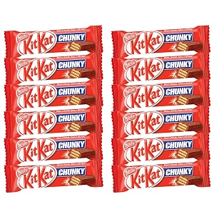 kit kat nestle chunky milk chocolate pack of 12 480 g