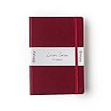 Kitabby – Linen Series – A5 Size Hard Bound Notebook with Pen, Elastic Band and Back Pocket – 192 Pages – 80gsm Natural Shade Paper – Linen Fabric Cover Material – Maroon