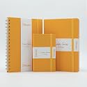 Kitabby Linen Series Combo | A5 Size Hard Bound, A5 Size Wire-O-Bound Notebook and A6 Size Pocket Notebook | 192 Pages ( A5 HB &amp; A6 HB ) and 200 Pages (A5 WB) | 80gsm Natural Shade Paper | Linen Fabric Cover Material - Mu