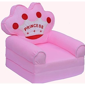 kitch deco microfiber boy amp baby girl kids animal foldable sofa cum bed for baby supporting seat 30x16x25inch light pink