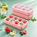 Kitch Easy Release Ice Cube Tray Pink