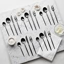 Matte Black Silverware Set | Satin Finish 20-Piece Stainless Steel Flatware Set | Dishwasher Safe Cutlery for Home, Restaurant &amp; Gifting