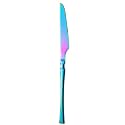 Rainbow Silverware Dinner Knives Set of 1 | 1-Piece Korean Vintage Style Flatware Steak Knife Set | Dishwasher-Safe Stainless Steel Cutlery for Home, Restaurant &amp; Gift Giving