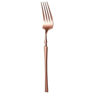 aurum gold silverware dinner forks set of 1  1-piece korean vintage style flatware fork set  dishwasher-safe stainless steel cutlery for home restaurant amp gift giving