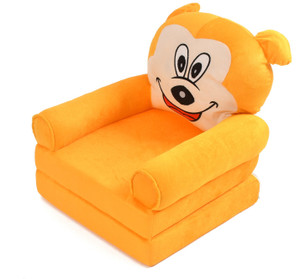 kitchdeco kids fold able sofa cum bed 0 to 2 years fabric sofa
