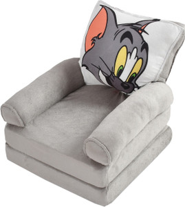 kitchdeco kids fold able sofa cum bed 0 to 2 years fabric sofa