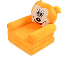 kitchDeco Kids Fold able Sofa Cum Bed 0 to 2 Years Fabric Sofa