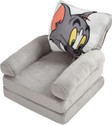 kitchDeco Kids Fold able Sofa Cum Bed 0 to 2 Years Fabric Sofa