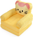 kitchDeco Kids Fold able Sofa Cum Bed 0 to 2 Years Fabric Sofa