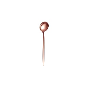 734 french style rosegold dessert spoon  1-piece stainless steel flatware ice-cream spoons set  elegant dishwasher-safe silverware cutlery set for home restaurants amp gifting