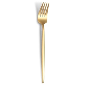 934 french style aurum gold dinner fork  1-piece stainless steel flatware forks set  elegant dishwasher-safe silverware cutlery set for home restaurants amp gifting