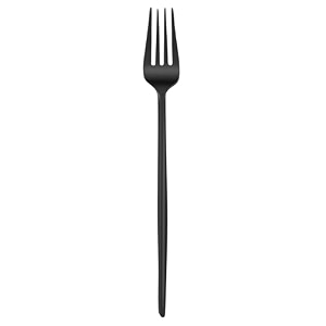 934 french style matte black dinner fork  1-piece stainless steel flatware forks set  elegant dishwasher-safe silverware cutlery set for home restaurants amp gifting