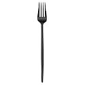 9" French Style Matte Black Dinner Fork | 1-Piece Stainless Steel Flatware Forks Set | Elegant Dishwasher-Safe Silverware Cutlery Set for Home, Restaurants &amp; Gifting