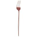 9" French Style Rosegold Dinner Fork | 1-Piece Stainless Steel Flatware Forks Set | Elegant Dishwasher-Safe Silverware Cutlery Set for Home, Restaurants &amp; Gifting