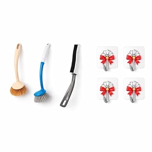 kitchen amp bathroom cleaning brush combo  wash basin brush sink scrubber gap cleaning brush  hard bristle multipurpose utility set pack of 3