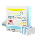 Kitchen Clean Magic Cleaning Sponge Pack of 3 | Multipurpose Melamine Magic Eraser for Walls, Dashboards, Switch Boards, Taps, Glass, Shoes & Sneakers