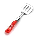 Kitchen Expert Stainless Steel Turner | Steel Spatula for Kitchen | Palta for Dosa/Palta/Roti | Kitchen Tools Cooking | Plastic Handle