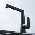 Kitchen Faucets with Pull Down Sprayer Black