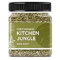 Kitchen Jungle Brand Rosemary leaves organic dried For Foods & Hair (100gm Jar Pack)