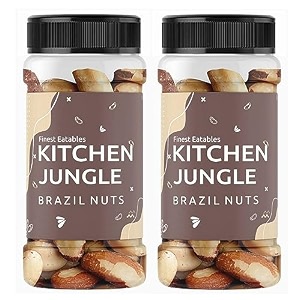 kitchen jungle brazilnuts 100gm jar pack of 2
