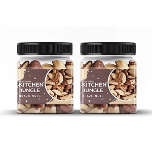 kitchen jungle brazilnuts 250gm jar pack of 2