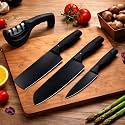 Kitchen Knife SetNon-Stick Stainless Steel Blades with