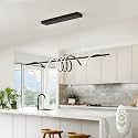 Kitchen Light Fixture 39″ 45W LED Modern Dining Room Light Fixture