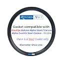 Kitchen Mart Gasket compatible with Prestige Deluxe Alpha/Deluxe Alpha Svachh Steel Pressure cooker (10 Litres)