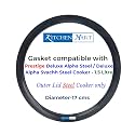 Kitchen Mart Gasket compatible with Prestige Deluxe Alpha/Deluxe Alpha Svachh Steel Pressure cooker (1.5 Litres)