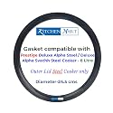 Kitchen Mart Gasket compatible with Prestige Deluxe Alpha/Deluxe Alpha Svachh Steel Pressure cooker (8 Litres)